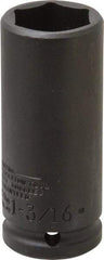 Proto - 3/4" Drive 1-3/16" Deep Thin Wall Impact Socket - 6 Points, 4" OAL - USA Tool & Supply