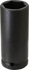 Proto - 3/4" Drive 1-1/4" Deep Thin Wall Impact Socket - 6 Points, 4" OAL - USA Tool & Supply