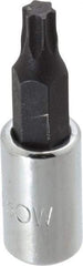Proto - 1/4" Drive, T30 Torx Bit Socket - 1-3/4" OAL - USA Tool & Supply