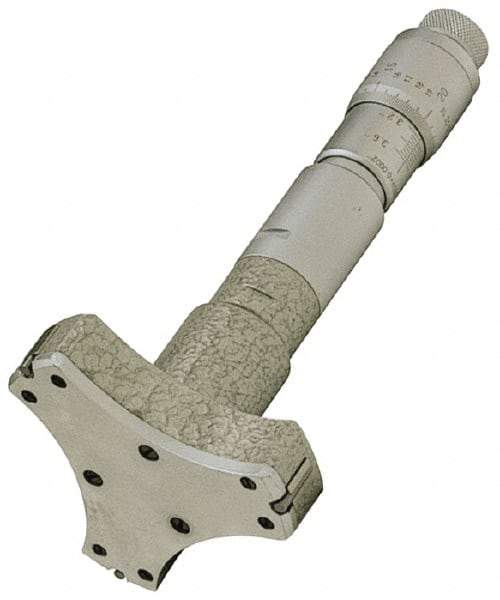 SPI - 9 to 10", 5.51" Gage Depth, Mechanical Inside Hole Micrometer - 0.0002" Graduation, 0.0008" Accuracy, Ratchet Stop Thimble - USA Tool & Supply