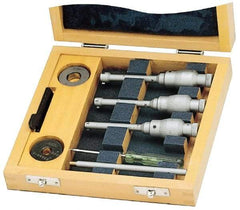 SPI - 0.15 to 0.275", Carbide, Hole Mechanical Inside Micrometer Set - 0.0001" Graduation, Ratchet Stop Thimble, (2) Setting Rings Included - USA Tool & Supply