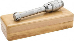 SPI - 0.65 to 0.8", 2.36" Gage Depth, Mechanical Inside Hole Micrometer - 0.0002" Graduation, 0.0002" Accuracy, Ratchet Stop Thimble - USA Tool & Supply