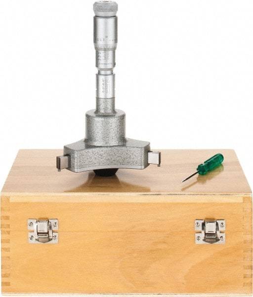 SPI - 5 to 6", 5.51" Gage Depth, Mechanical Inside Hole Micrometer - 0.0002" Graduation, 0.0004" Accuracy, Ratchet Stop Thimble - USA Tool & Supply