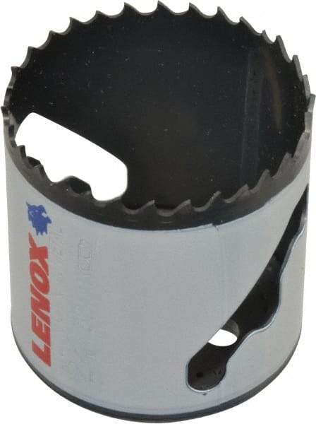 Lenox - 2-1/16" Diam, 1-1/2" Cutting Depth, Hole Saw - Bi-Metal Saw, Toothed Edge - USA Tool & Supply