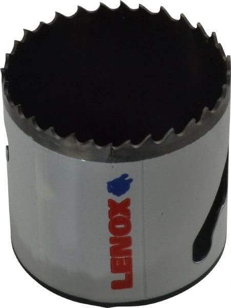 Lenox - 2-1/8" Diam, 1-1/2" Cutting Depth, Hole Saw - Bi-Metal Saw, Toothed Edge - USA Tool & Supply