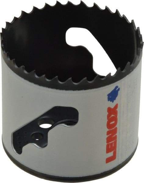 Lenox - 2-1/4" Diam, 1-1/2" Cutting Depth, Hole Saw - Bi-Metal Saw, Toothed Edge - USA Tool & Supply