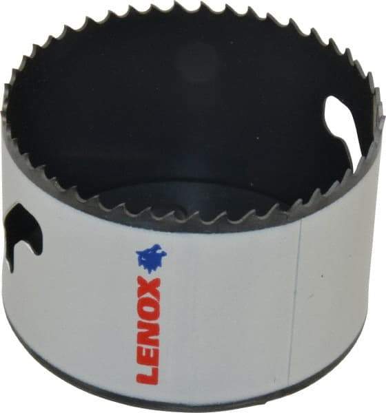 Lenox - 3-1/8" Diam, 1-1/2" Cutting Depth, Hole Saw - Bi-Metal Saw, Toothed Edge - USA Tool & Supply