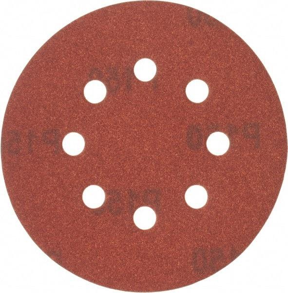 DeWALT - 5" Diam, 150 Grit, Aluminum Oxide Hook & Loop Disc - Very Fine Grade, Coated, Paper Backing, - USA Tool & Supply