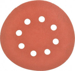DeWALT - 5" Diam, 220 Grit, Aluminum Oxide Hook & Loop Disc - Very Fine Grade, Coated, Paper Backing, - USA Tool & Supply