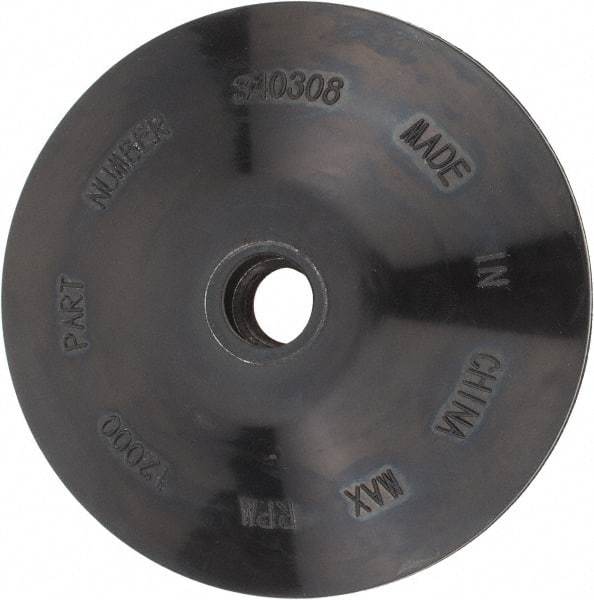 DeWALT - 4-1/2" Diam Locking Nut Disc Backing Pad - Medium Density, 12,000 RPM - USA Tool & Supply