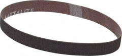 Norton - 3/4" Wide x 18" OAL, 60 Grit, Aluminum Oxide Abrasive Belt - Aluminum Oxide, Medium, Coated, Series R283 - USA Tool & Supply