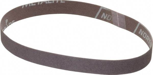 Norton - 3/4" Wide x 18" OAL, 80 Grit, Aluminum Oxide Abrasive Belt - Aluminum Oxide, Medium, Coated, Series R283 - USA Tool & Supply