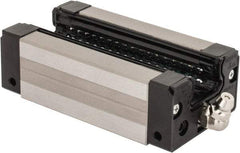 THK - 79mm L x 44mm W x 25.4mm H, 36mm Transverse Hole Spcg, 32mm Lateral Hole Spcg, 4 Way SHS Block w/Caged Ball - 12mm Overhang, 22.3 Kn Dynamic Capacity, M5x5 Hole, 38.4 kn Static Load Rating, 30" High Assembly - USA Tool & Supply