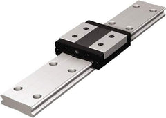 THK - 780mm OAL x 37mm Overall Width x 11mm Overall Height 4 Way SHW Rail - 50mm Between Holes, 4-1/2 x 7-1/2 x 5.3mm Hole Size - USA Tool & Supply