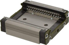 THK - 107mm L x 100mm W x 31mm H, 50mm Transverse Hole Spcg, 76mm Lateral Hole Spcg, 4 Way HRW Block - 15.5mm Overhang, 27.2 Kn Dynamic Capacity, M8x8 Hole, 45.9 kn Static Load Rating, 35" High Assembly - USA Tool & Supply