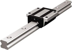THK - 820mm OAL x 20mm Overall Width x 18mm Overall Height 4 Way HSR Rail - 60mm Between Holes, 6 x 9-1/2 x 8-1/2mm Hole Size - USA Tool & Supply