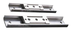 THK - 46mm Block L x 1mm H, 40mm Lateral Hole Spcg, Linear Pack ER Assembly - M3x2.5 Block Hole, 110mm Rail L x 20mm W x 7.5mm H, 8.5mm Assembly H - USA Tool & Supply
