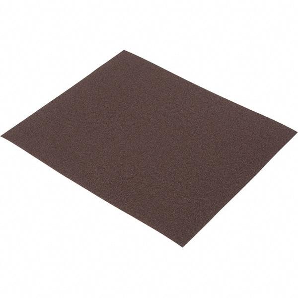 Norton - 80 Grit, Aluminum Oxide Sanding Sheet - 11" Long x 9" Wide, Medium Grade, J Weighted Cloth Backing - USA Tool & Supply