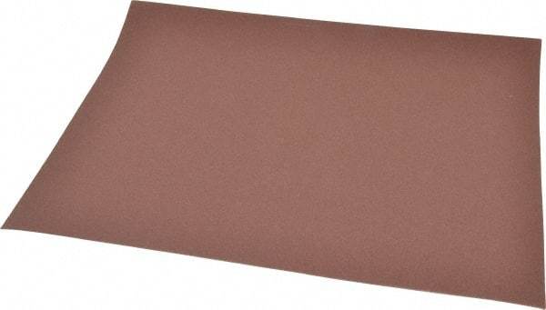 Norton - 220 Grit, Aluminum Oxide Sanding Sheet - 11" Long x 9" Wide, Very Fine Grade, J Weighted Cloth Backing - USA Tool & Supply