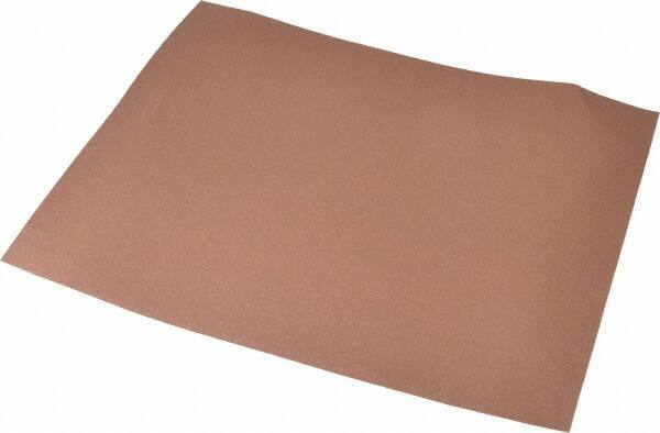 Norton - 320 Grit, Aluminum Oxide Sanding Sheet - 11" Long x 9" Wide, Extra Fine Grade, J Weighted Cloth Backing - USA Tool & Supply