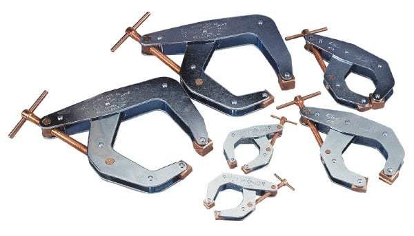 Kant Twist - 6 Piece Cantilever Clamp Set - Includes Two 2-1/2", Two 4-1/2" & Two 6" Clamps - USA Tool & Supply