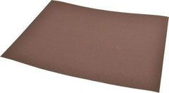 Norton - 400 Grit Aluminum Oxide Sanding Sheet - 11" Long x 9" Wide, Extra Fine Grade, J-Weighted Cloth Backing - USA Tool & Supply