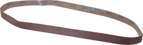 3M - 1" Wide x 48" OAL, 80 Grit, Aluminum Oxide Abrasive Belt - Aluminum Oxide, Medium, Coated, X Weighted Cloth Backing, Series 341D - USA Tool & Supply