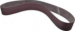 3M - 3" Wide x 60" OAL, 80 Grit, Aluminum Oxide Abrasive Belt - Aluminum Oxide, Medium, Coated, X Weighted Cloth Backing, Series 341D - USA Tool & Supply