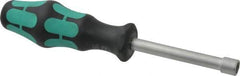 Wera - 5/16" Hollow Shaft Nutdriver - Ergonomic Handle, 7-1/4" OAL - USA Tool & Supply