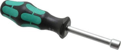 Wera - 3/8" Hollow Shaft Nutdriver - Ergonomic Handle, 7-1/4" OAL - USA Tool & Supply