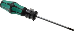 Wera - T20 Torx Driver - 4" Blade Length, 7-7/8" OAL, Ergonomic Handle - USA Tool & Supply