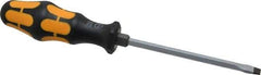 Wera - 230mm OAL Standard Slotted Screwdriver - Hexagon Shank, Ergonomic Handle - USA Tool & Supply