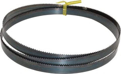 Starrett - 10 TPI, 5' Long x 1/2" Wide x 0.025" Thick, Welded Band Saw Blade - Carbon Steel, Toothed Edge, Raker Tooth Set, Flexible Back, Contour Cutting - USA Tool & Supply