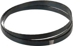 Starrett - 24 TPI, 5' Long x 1/2" Wide x 0.025" Thick, Welded Band Saw Blade - Carbon Steel, Toothed Edge, Raker Tooth Set, Flexible Back, Contour Cutting - USA Tool & Supply