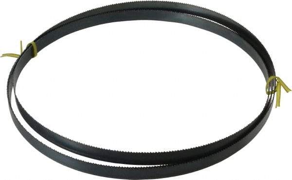 Starrett - 10 TPI, 8' 10" Long x 5/8" Wide x 0.032" Thick, Welded Band Saw Blade - Carbon Steel, Toothed Edge, Raker Tooth Set, Flexible Back, Contour Cutting - USA Tool & Supply