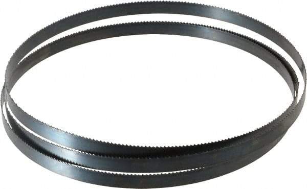 Starrett - 10 TPI, 6' 8" Long x 1/2" Wide x 0.025" Thick, Welded Band Saw Blade - Carbon Steel, Toothed Edge, Raker Tooth Set, Flexible Back, Contour Cutting - USA Tool & Supply