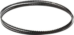 Starrett - 4 TPI, 12' 6" Long x 1/4" Wide x 0.025" Thick, Welded Band Saw Blade - Carbon Steel, Toothed Edge, Raker Tooth Set, Flexible Back, Contour Cutting - USA Tool & Supply
