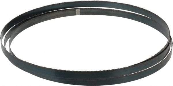 Starrett - 14 TPI, 7' 10" Long x 1/2" Wide x 0.025" Thick, Welded Band Saw Blade - Carbon Steel, Toothed Edge, Raker Tooth Set, Flexible Back, Contour Cutting - USA Tool & Supply