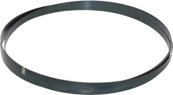 Starrett - 14 TPI, 8' 2" Long x 1/2" Wide x 0.025" Thick, Welded Band Saw Blade - Carbon Steel, Toothed Edge, Raker Tooth Set, Flexible Back, Contour Cutting - USA Tool & Supply