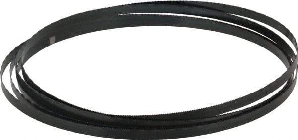 Starrett - 18 TPI, 12' 6" Long x 3/8" Wide x 0.025" Thick, Welded Band Saw Blade - Carbon Steel, Toothed Edge, Raker Tooth Set, Flexible Back, Contour Cutting - USA Tool & Supply