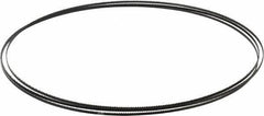 Starrett - 14 TPI, 7' 9" Long x 1/8" Wide x 0.025" Thick, Welded Band Saw Blade - Carbon Steel, Toothed Edge, Raker Tooth Set, Flexible Back, Contour Cutting - USA Tool & Supply