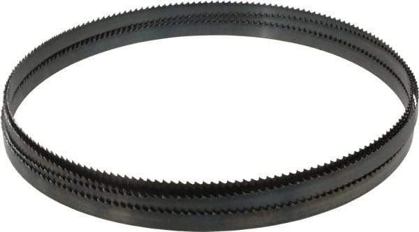 Starrett - 6 TPI, 12' 10" Long x 1/2" Wide x 0.025" Thick, Welded Band Saw Blade - Carbon Steel, Toothed Edge, Raker Tooth Set, Flexible Back, Contour Cutting - USA Tool & Supply