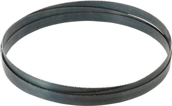 Starrett - 10 TPI, 8' 2" Long x 3/4" Wide x 0.032" Thick, Welded Band Saw Blade - Carbon Steel, Toothed Edge, Raker Tooth Set, Flexible Back, Contour Cutting - USA Tool & Supply