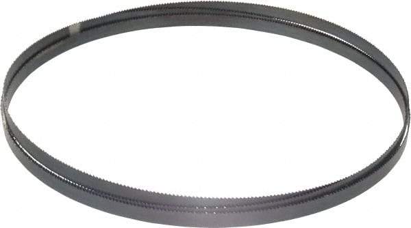 Starrett - 10 TPI, 9' 6" Long x 1/2" Wide x 0.025" Thick, Welded Band Saw Blade - Carbon Steel, Toothed Edge, Raker Tooth Set, Flexible Back, Contour Cutting - USA Tool & Supply