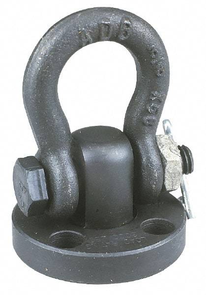 American Drill Bushing - 24,000 Lb Load Capacity Shackle Hoist Ring - 7/8 - 9 Thread, Alloy Steel - USA Tool & Supply
