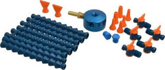 Loc-Line - 1/4" Hose Inside Diam, 1/4 NPT, Coolant Hose Magnetic Base - For Use with Loc-Line Modular Hose System and Shields, 26 Pieces - USA Tool & Supply
