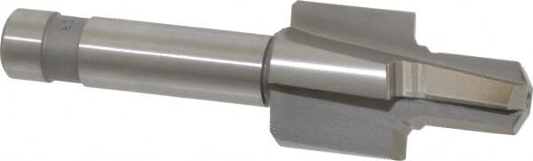 Made in USA - 9/16-18" Port, 1.012" Spotface Diam, 3/8" Tube Outside Diam, Reamer Pilot, Straight Shank, High Speed Steel Porting Tool - USA Tool & Supply