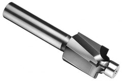 Made in USA - 5/16-24" Port, 0.692" Spotface Diam, 1/8" Tube Outside Diam, Plain Pilot, Straight Shank, Carbide Tipped Porting Tool - USA Tool & Supply