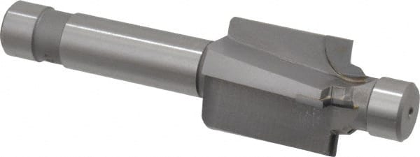 Made in USA - 9/16-18" Port, 0.989" Spotface Diam, 3/8" Tube Outside Diam, Plain Pilot, Straight Shank, Carbide Tipped Porting Tool - USA Tool & Supply