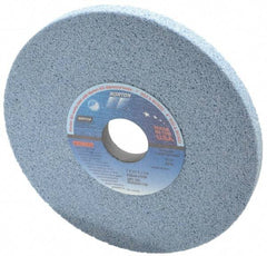 Norton - 7" Diam x 1-1/4" Hole x 1/2" Thick, H Hardness, 46 Grit Surface Grinding Wheel - Ceramic, Type 1, Coarse Grade, 3,600 Max RPM, Vitrified Bond, No Recess - USA Tool & Supply